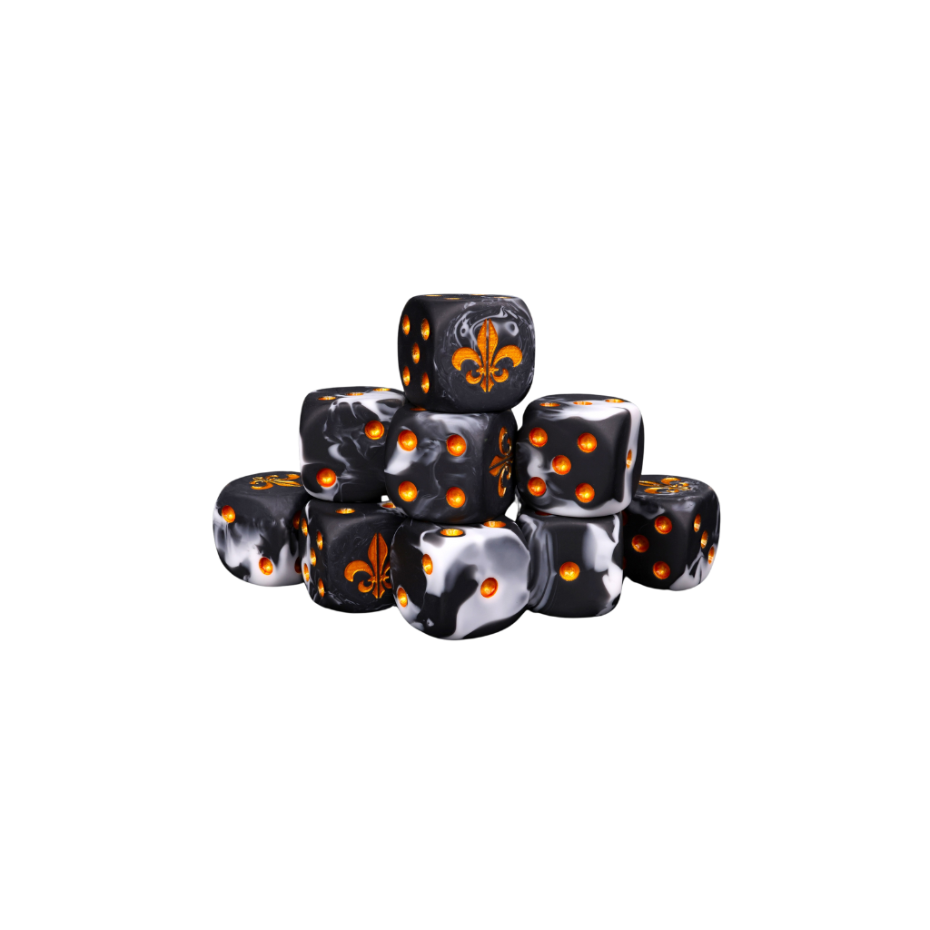 Heritage Fleur de Lis Round 16mm (25 Stück)