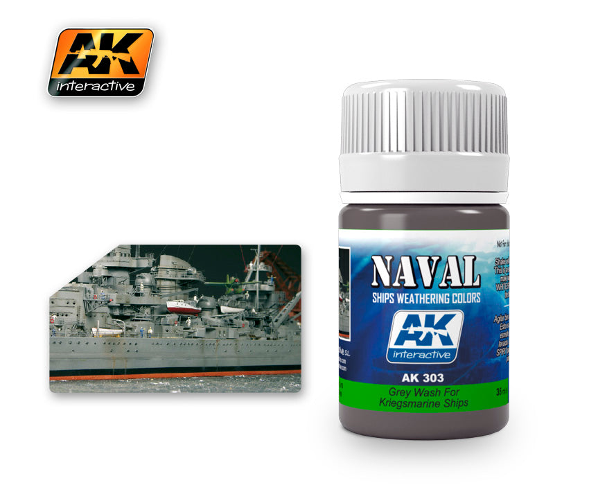 Grey Wash for Kriegsmarine Ships