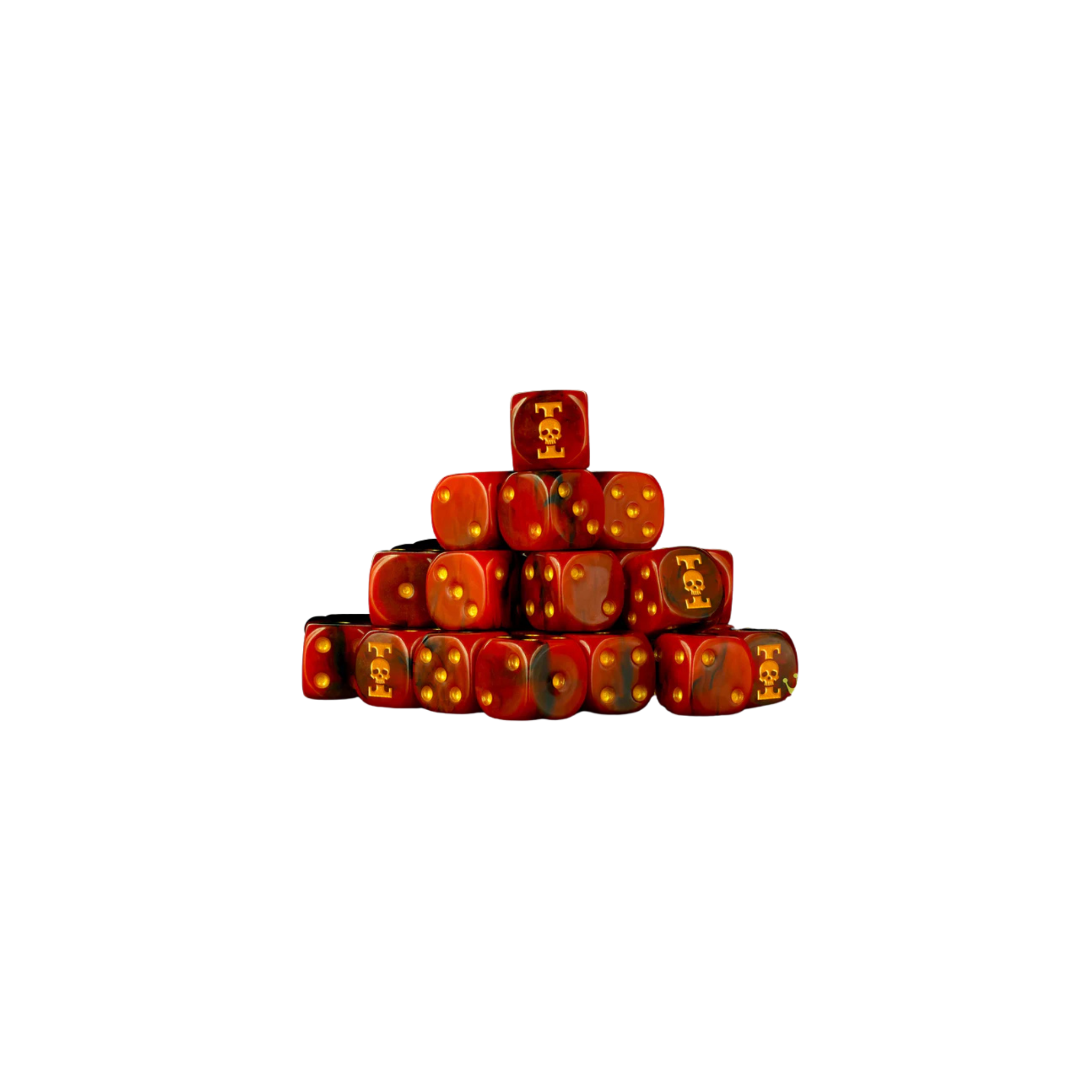 Inquisition Order Red Dice 16mm Round (25 Stück)