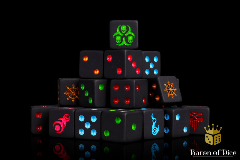 Chaos United Dice 16mm (Round) (25)