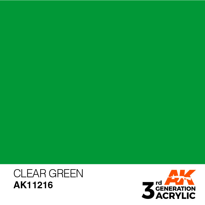 AK 3GEN Clear Green 17ml