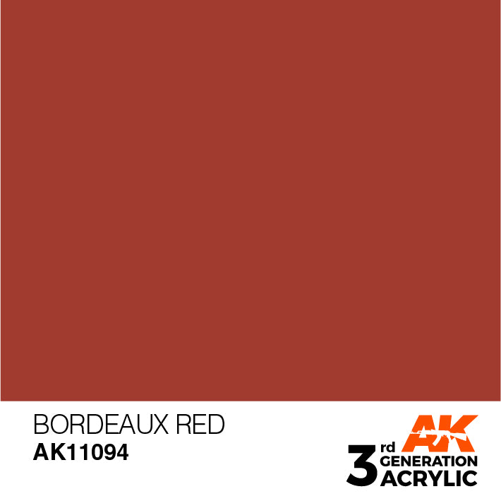 AK 3GEN Bordeaux Red 17ml