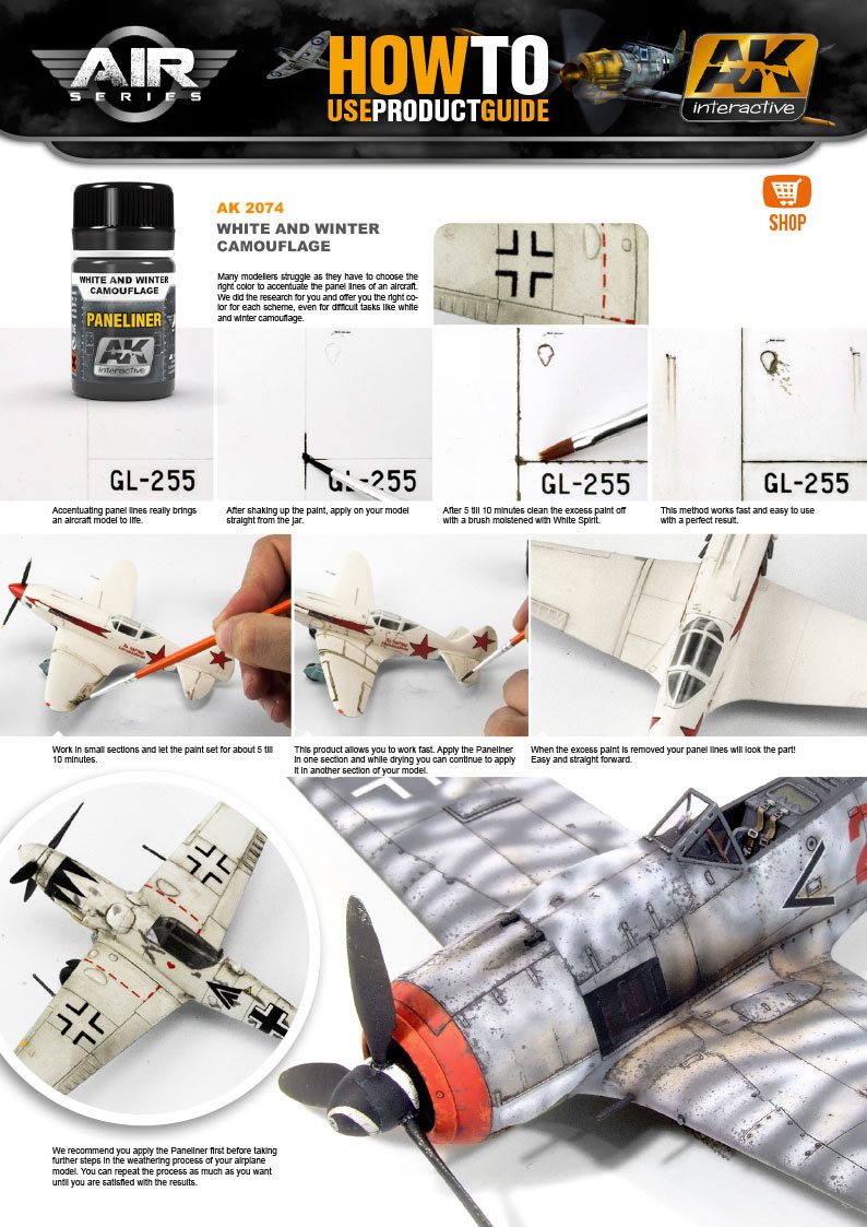 Paneliner for White and Winter Camouflage