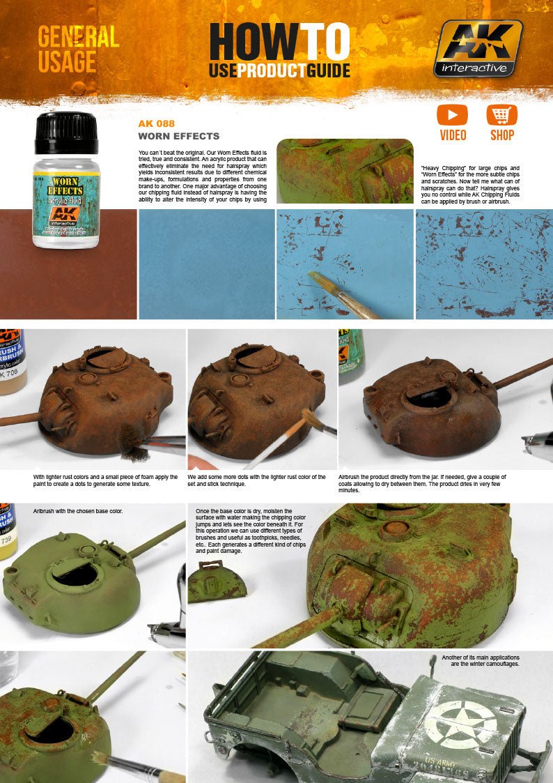 Worn Effects Acrylic Fluid