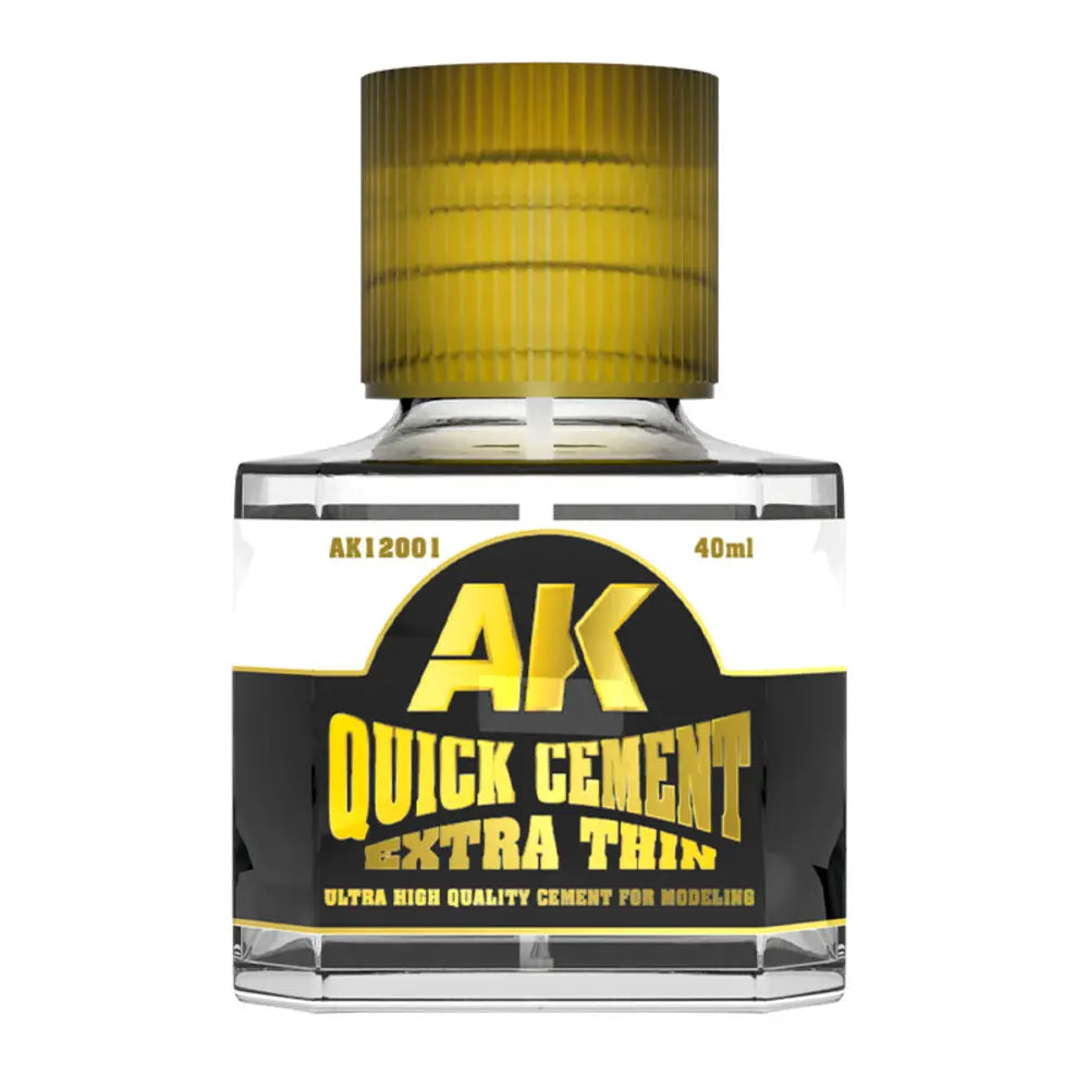 Plastic Glue / Kunststoffkleber - AK-12001 Quick Cement Extra Thin-(40mL)