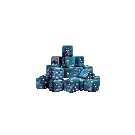 Dark Ones Dice 16mm Square (25 Stück)