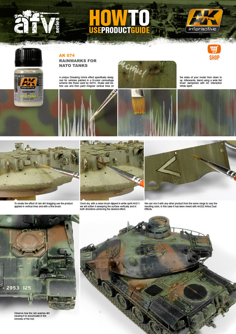 Rainmarks For NATO Tanks