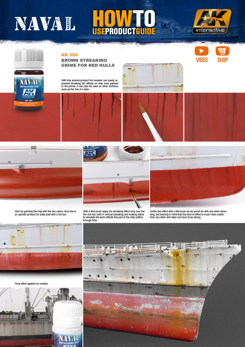 Brown Streaking Grime For Red Hulls