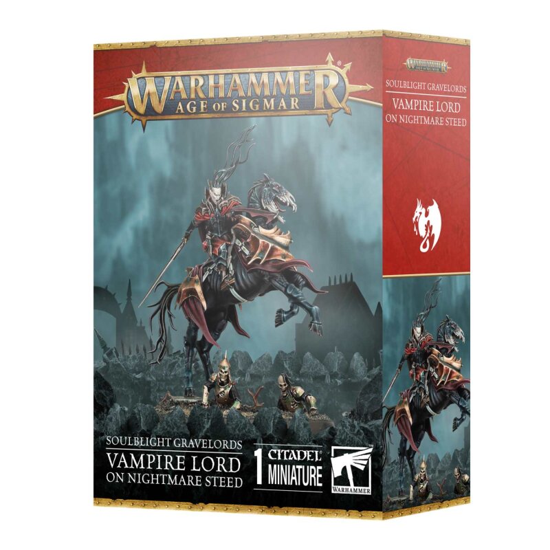 Vampire Lord on Nightmare Steed - Soulblight Gravelords
