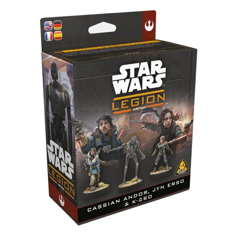 Star Wars: Legion – Cassian Andor, Jyn Erso & K-2SO (Multilingual)