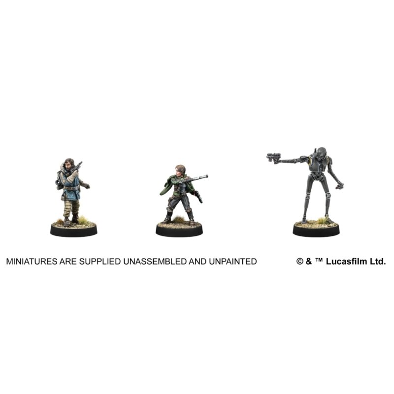 Star Wars: Legion – Cassian Andor, Jyn Erso & K-2SO (Multilingual)
